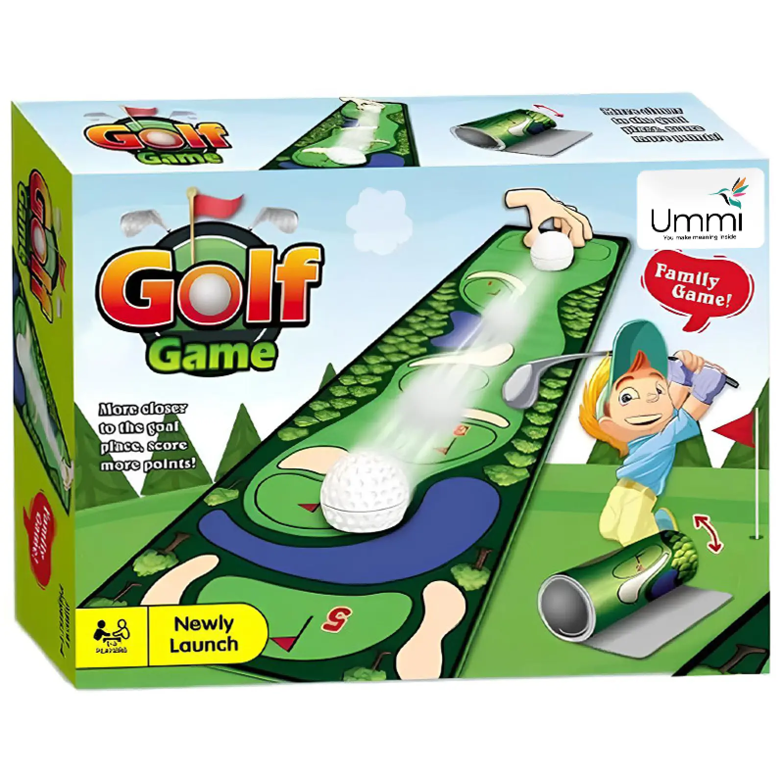Настольная интерактивная игра Ummi 707-121 Golf Game, Green 1, купить оптом с доставкой