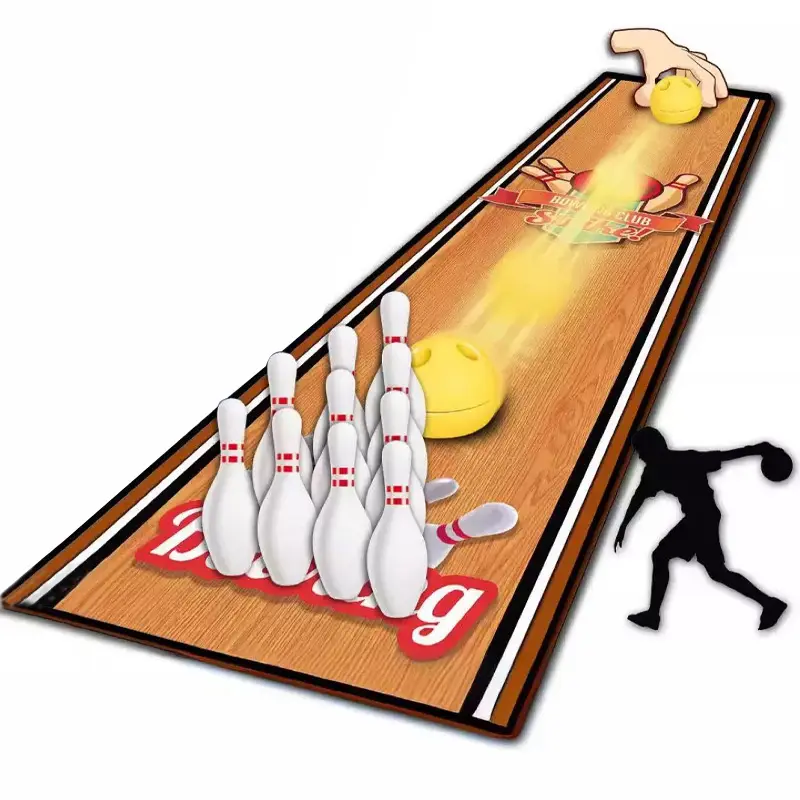 Настольная интерактивная игра Ummi 707-123 Bowling Game, Brown, купить оптом с доставкой