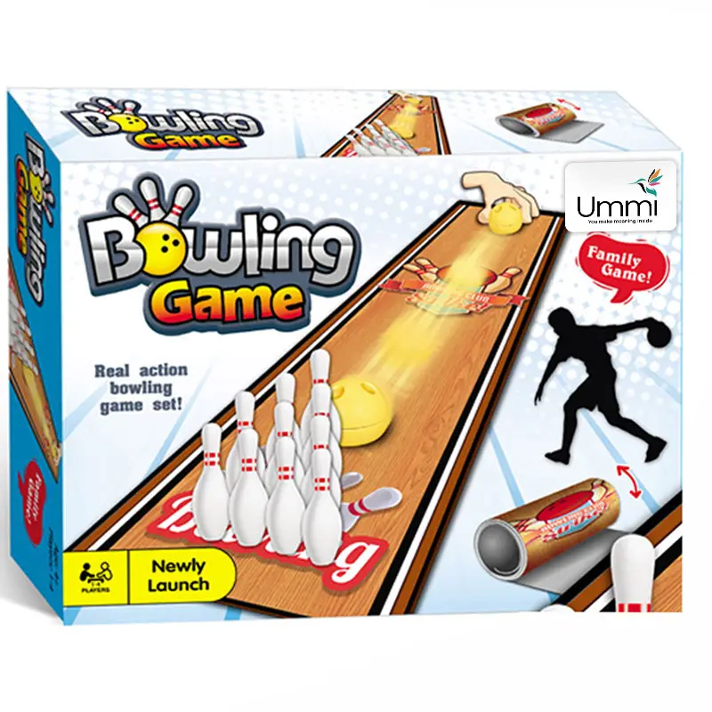 Настольная интерактивная игра Ummi 707-123 Bowling Game, Brown 1, купить оптом с доставкой