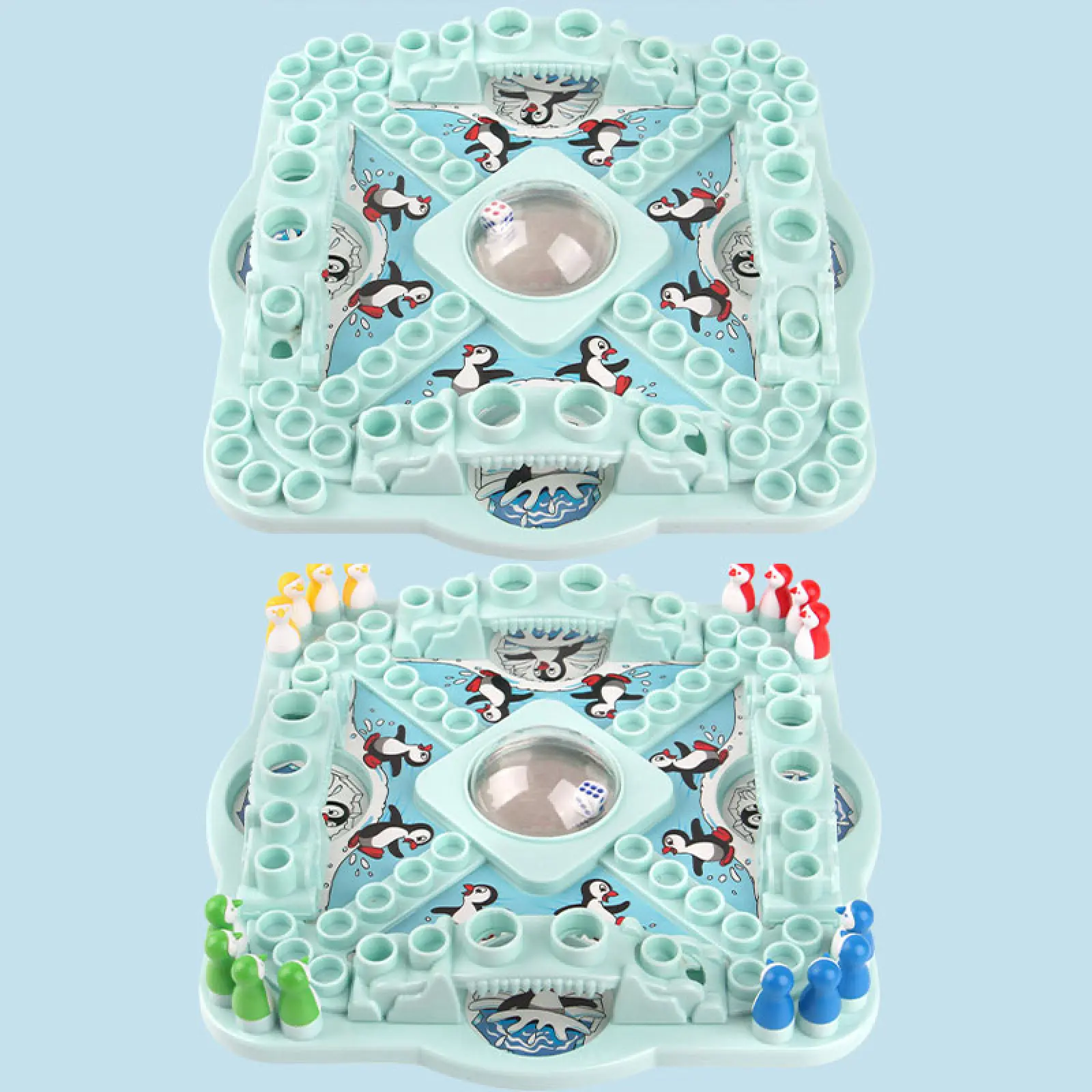 Настольная интерактивная игра Ummi 707-36 Pop N Drop Penguins Game, Blue 3, купить оптом с доставкой
