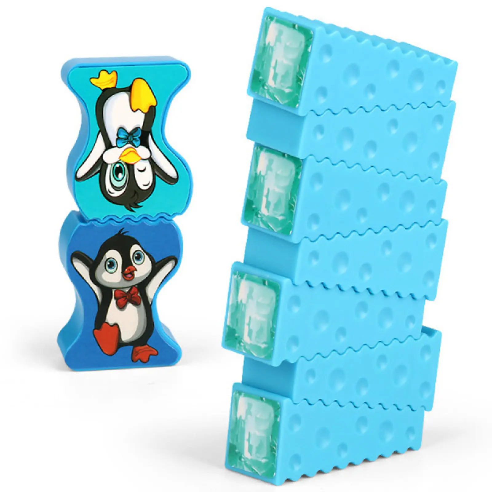 Настольная интерактивная игра Ummi 707-B18 Penguin Ice-stacking Game, Blue 1, купить оптом с доставкой