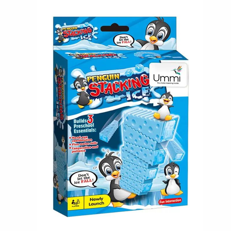 Настольная интерактивная игра Ummi 707-B18 Penguin Ice-stacking Game, Blue 4, купить оптом с доставкой
