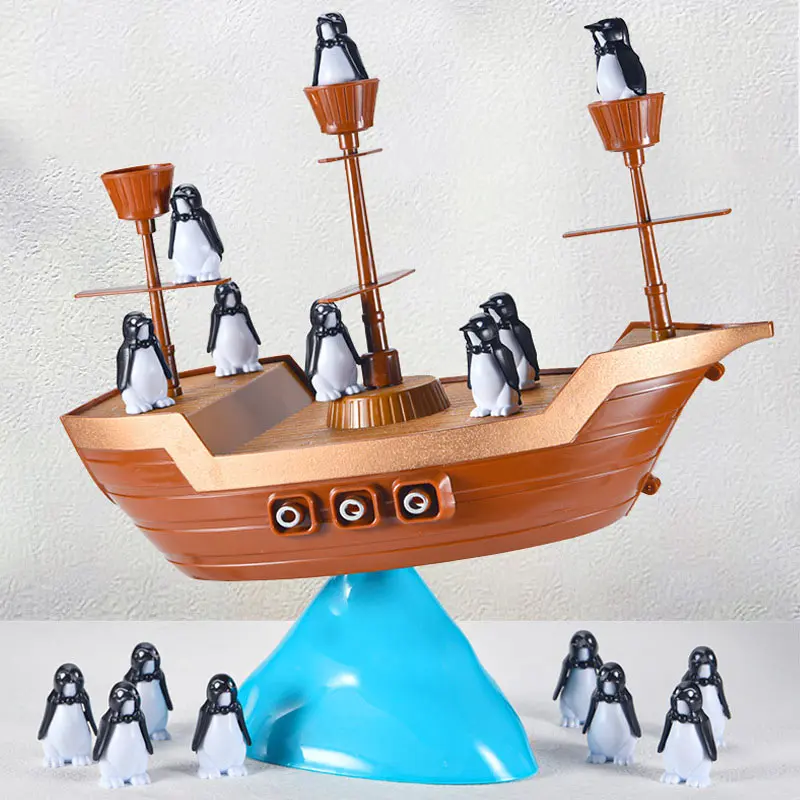 Настольная интерактивная игра Ummi 707-61 Pirate Boat Balancing Game, Brown 4, купить оптом с доставкой