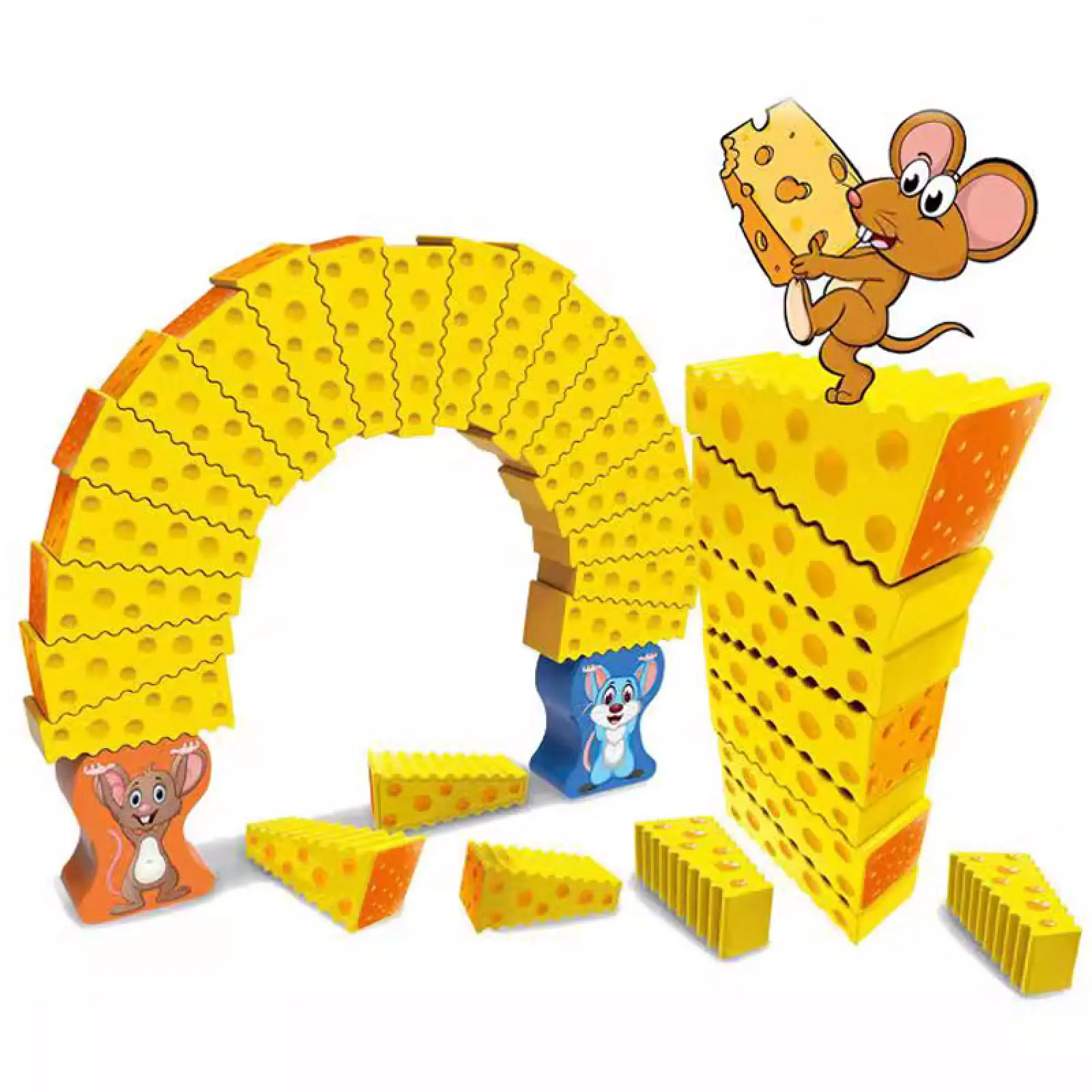 Настольная интерактивная игра Ummi 707-B19 Mouse Stacking Cakes Game, купить оптом с доставкой
