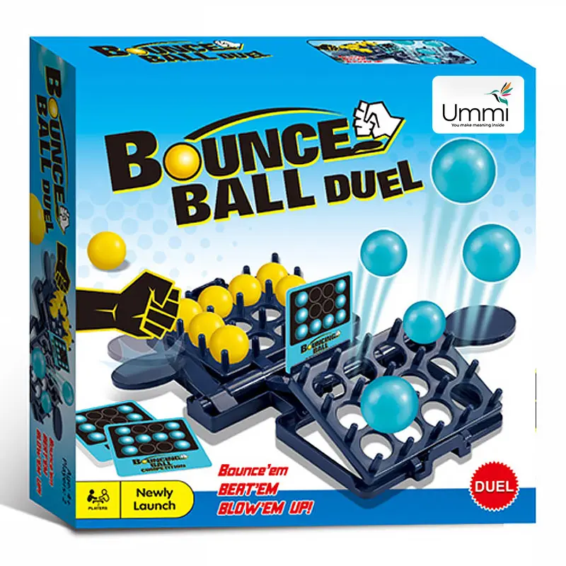 Настольная интерактивная игра Ummi 707-140 Bounce Ball Duel Game, Blue 2, купить оптом с доставкой