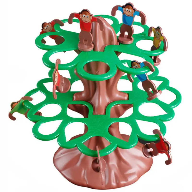 Настольная интерактивная игра Ummi 707-31 Jumping Monkeys Game, Brown / Green, купить оптом с доставкой