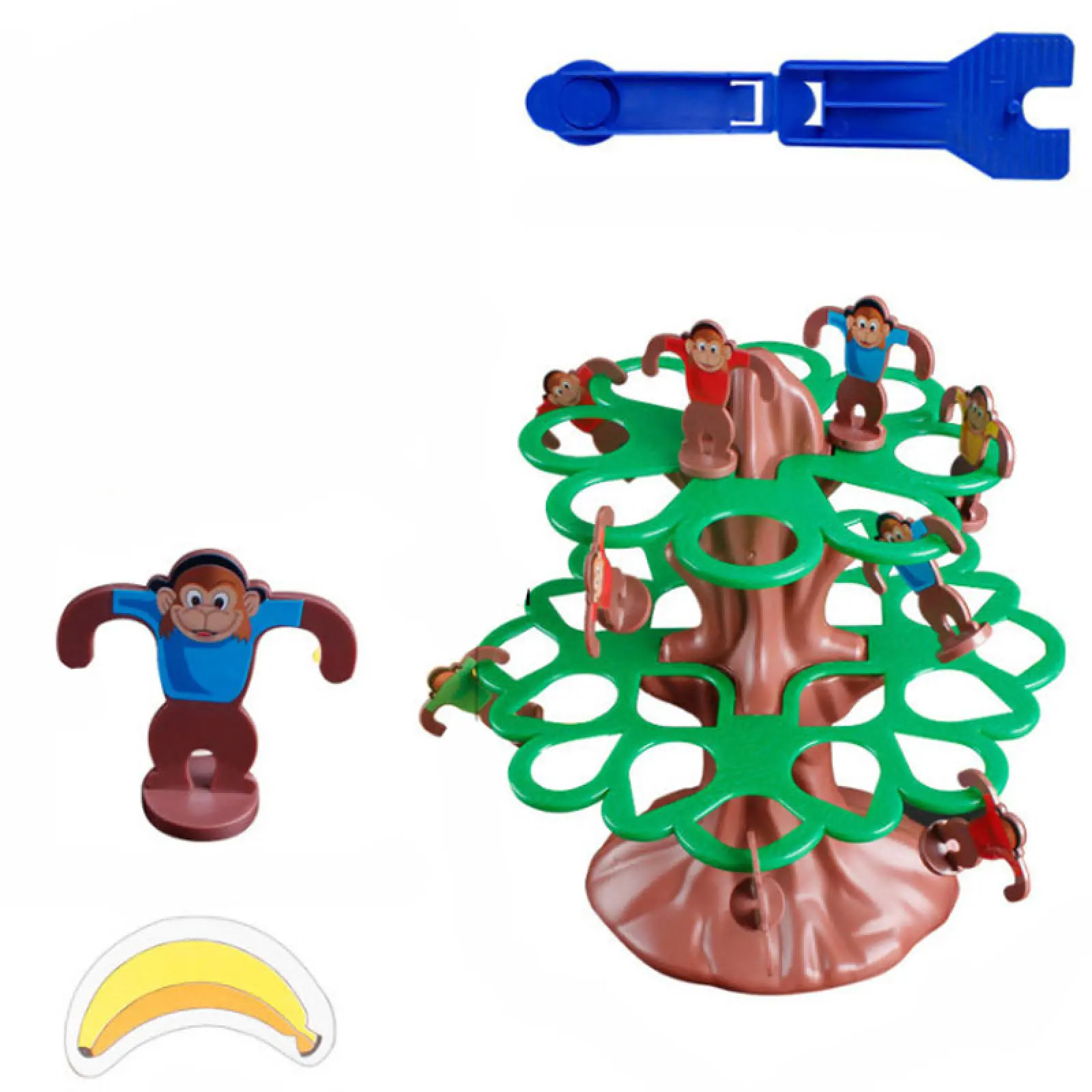 Настольная интерактивная игра Ummi 707-31 Jumping Monkeys Game, Brown / Green 4, купить оптом с доставкой