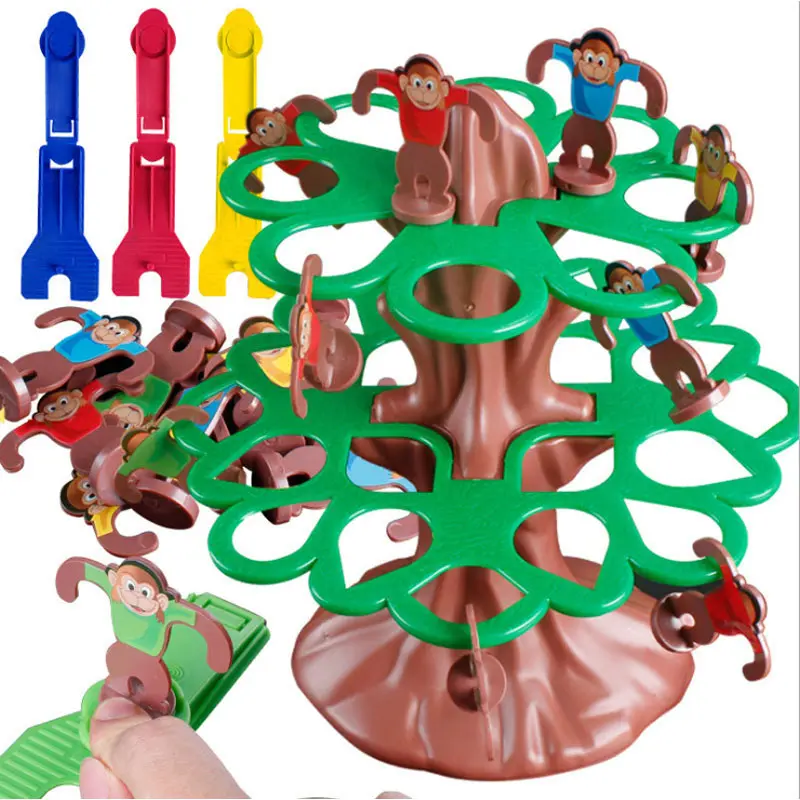 Настольная интерактивная игра Ummi 707-31 Jumping Monkeys Game, Brown / Green 5, купить оптом с доставкой