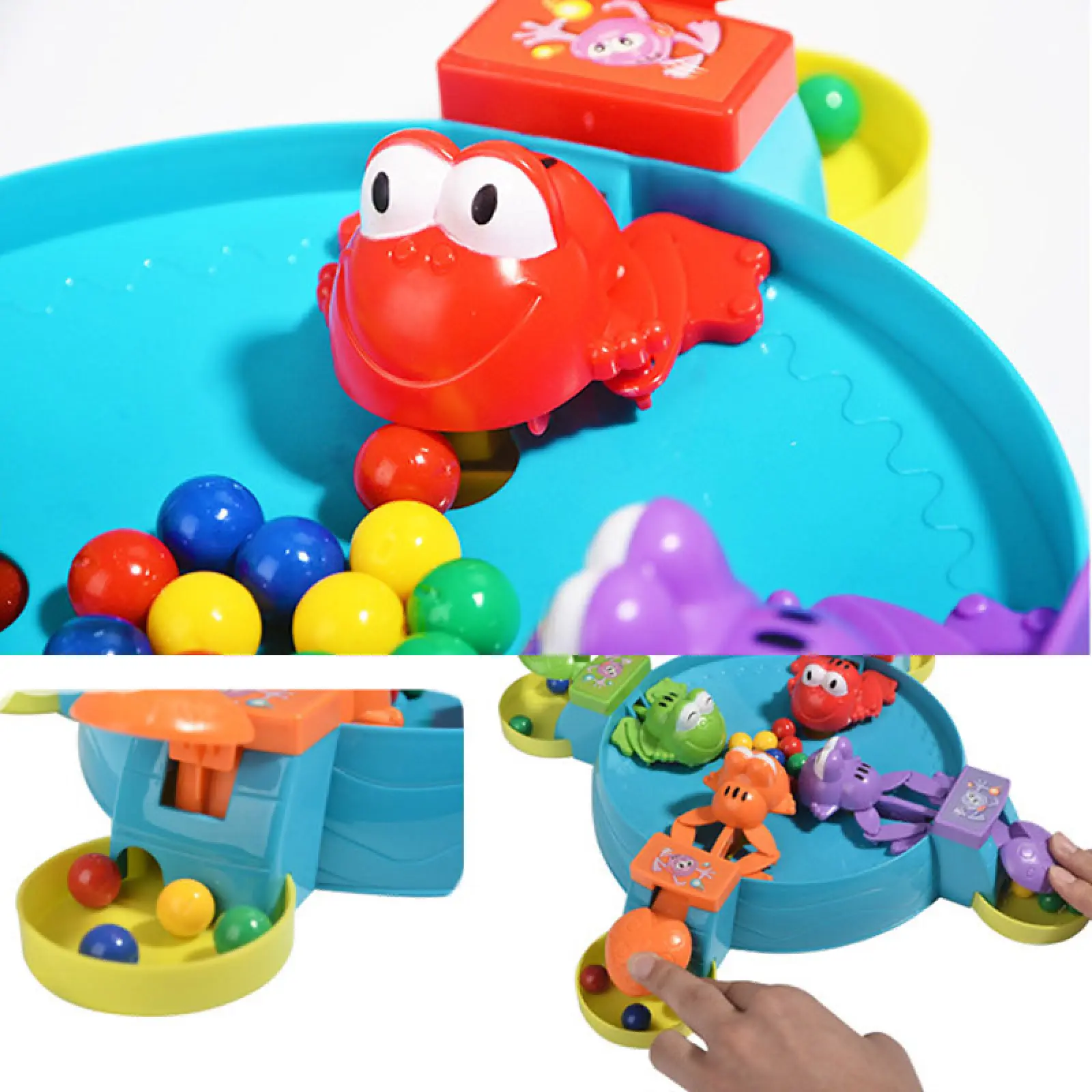 Настольная интерактивная игра Ummi 707-35 Feeding Frog Game, Colorful 1, купить оптом с доставкой