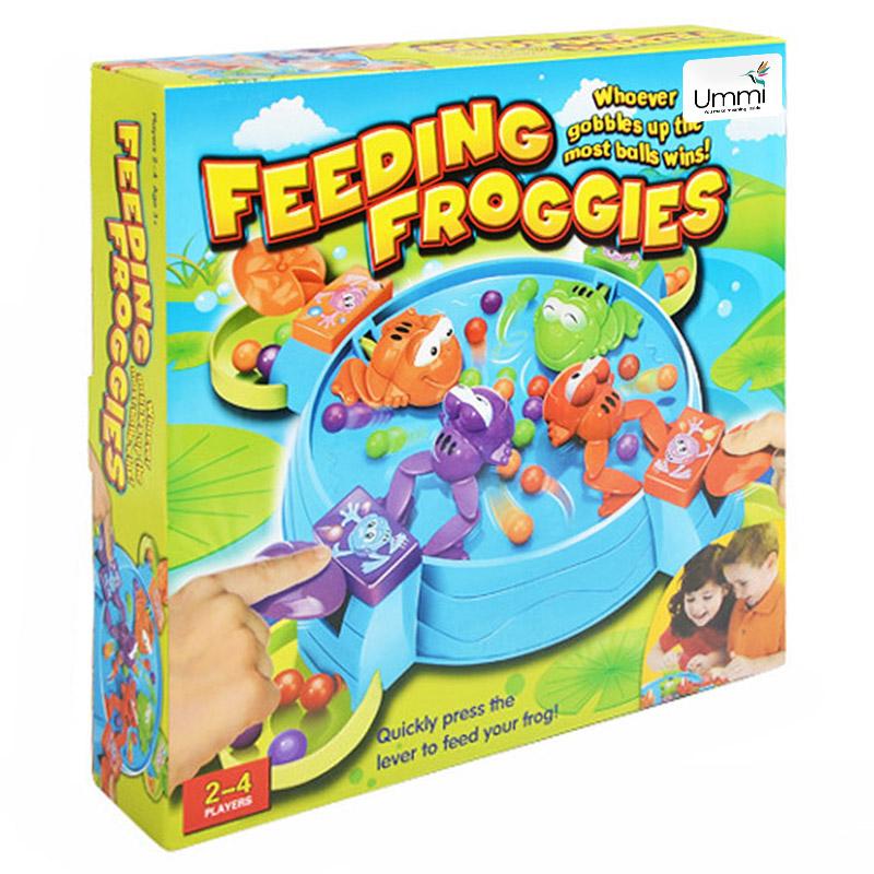 Настольная интерактивная игра Ummi 707-35 Feeding Frog Game на картинке №3