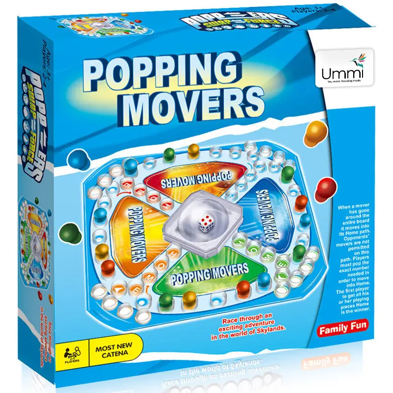 Настольная интерактивная игра Ummi 707-56 Popping Movers Game, Blue 4, купить оптом с доставкой