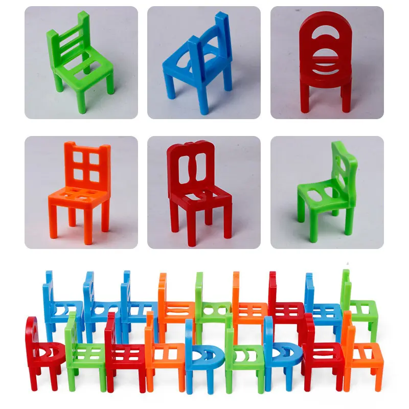 Настольная интерактивная игра Ummi 301 Balance Chairs (18pcs), Colorful 1, купить оптом с доставкой
