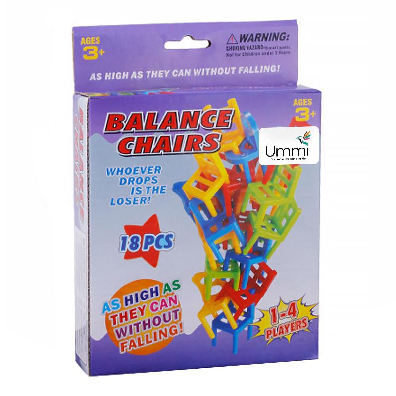Настольная интерактивная игра Ummi 301 Balance Chairs (18pcs) на картинке №5