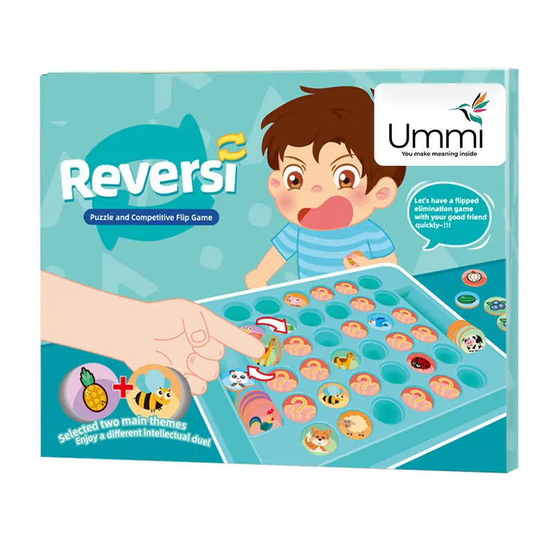 Настольная интерактивная игра Ummi 934 Reversi with a flip and elimination, Colorful 5, купить оптом с доставкой
