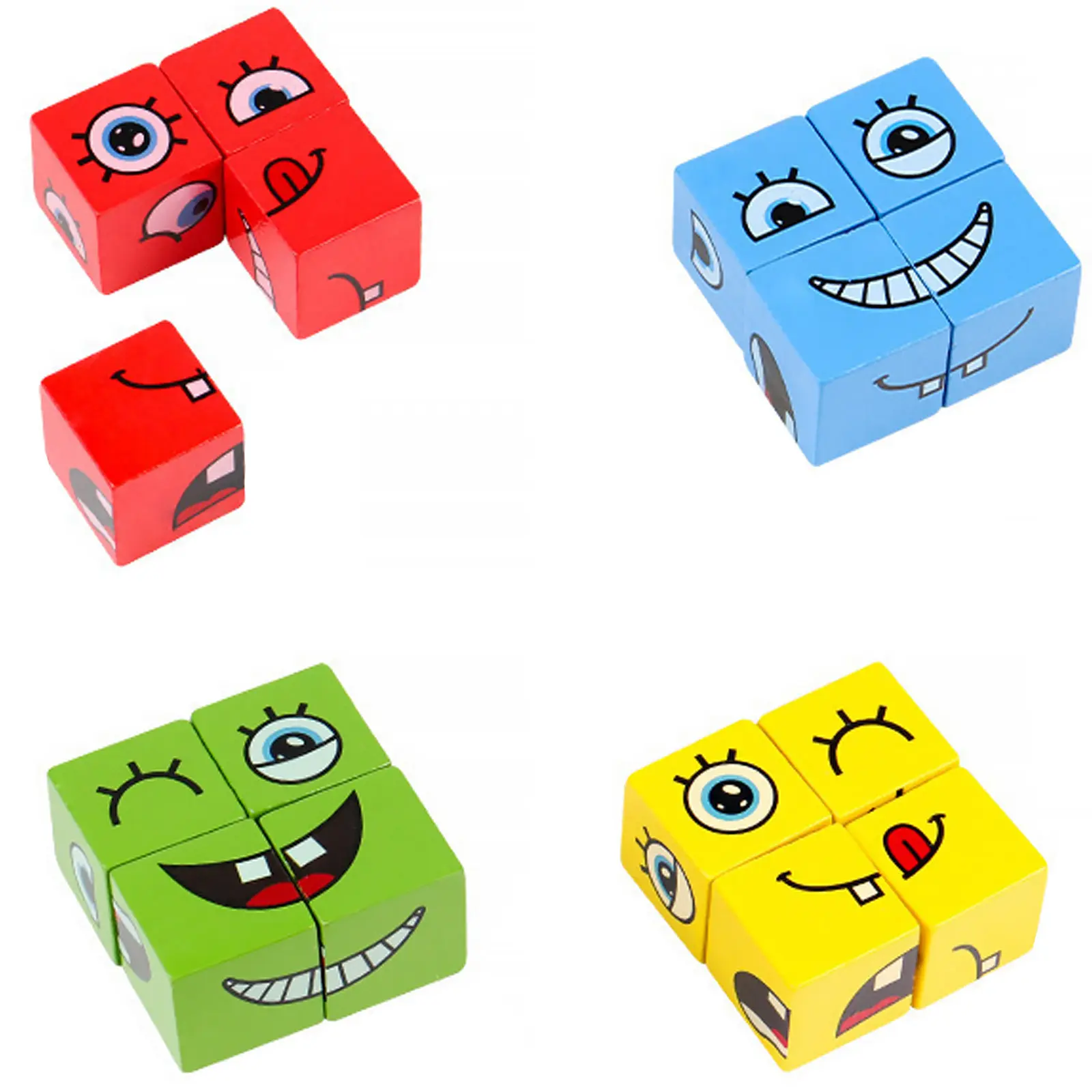 Настольная интерактивная игра Ummi Face Change Rubik's Cube, купить оптом с доставкой