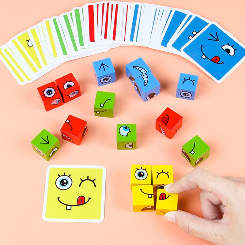 Настільна інтерактивна гра Ummi Face Change Rubiks Cube на малюнкі №2