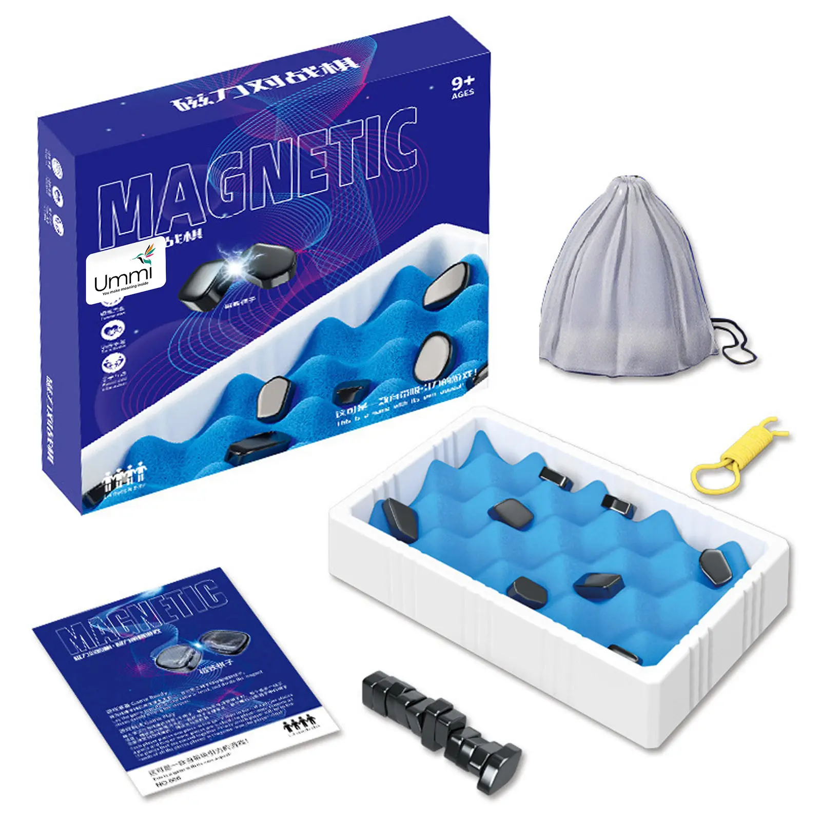 Настольная интерактивная игра Ummi 8899 Magnetic Arena Game, White / Blue 1, купить оптом с доставкой