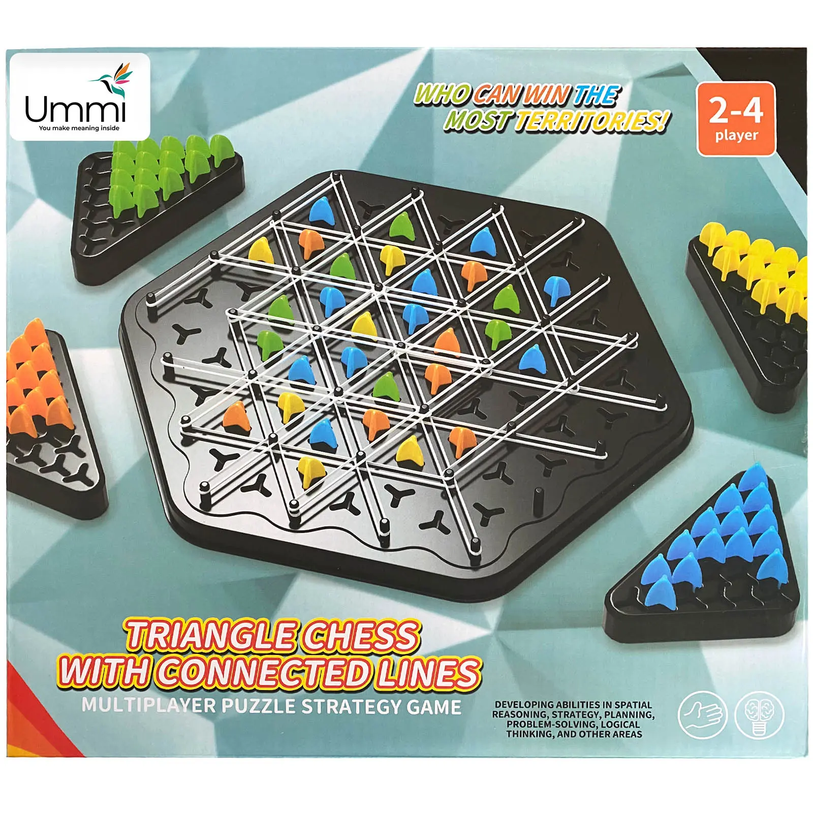 Настольная интерактивная игра Ummi 6688 Chain Puzzle Game, Black 3, купить оптом с доставкой