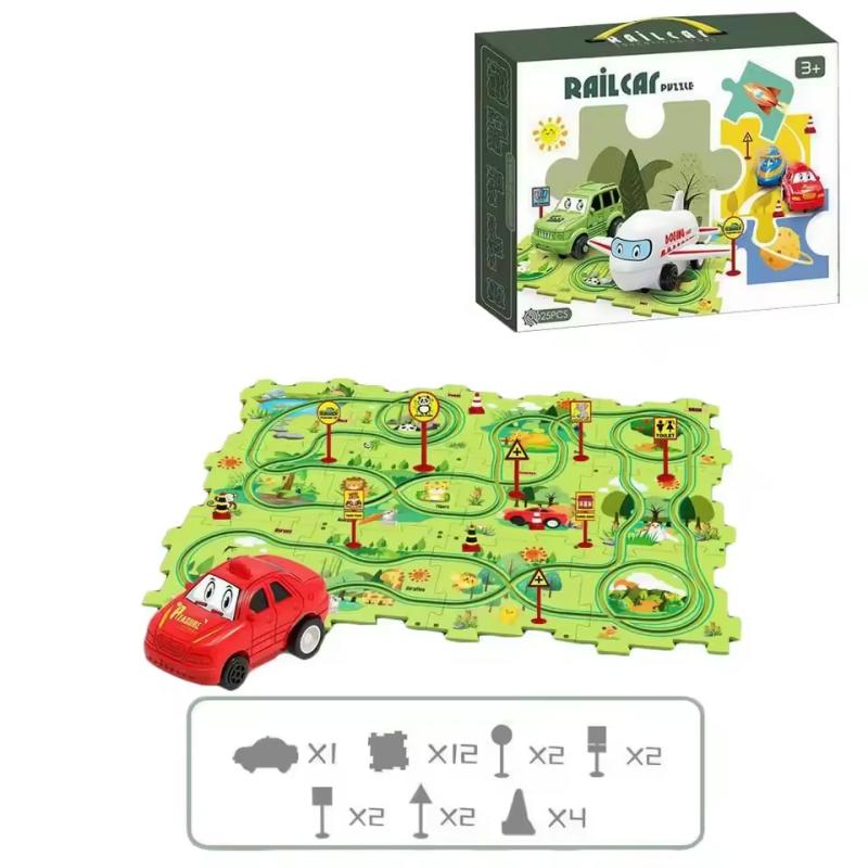 Развивающая игрушка-пазл SHT 1103B Forest Park (25pcs) на картинке №4