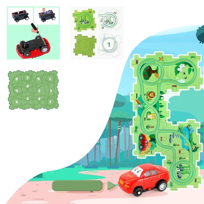 Развивающая игрушка-пазл SHT 1103B Forest Park (25pcs) на картинке №5