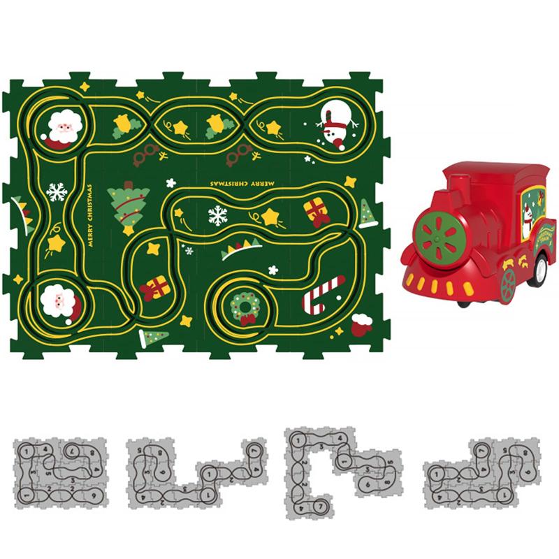 Развивающая игрушка-пазл SHT XDL588-19 Merry Christmas (13pcs) на картинке №2