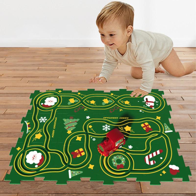 Развивающая игрушка-пазл SHT XDL588-19 Merry Christmas (13pcs) на картинке №3