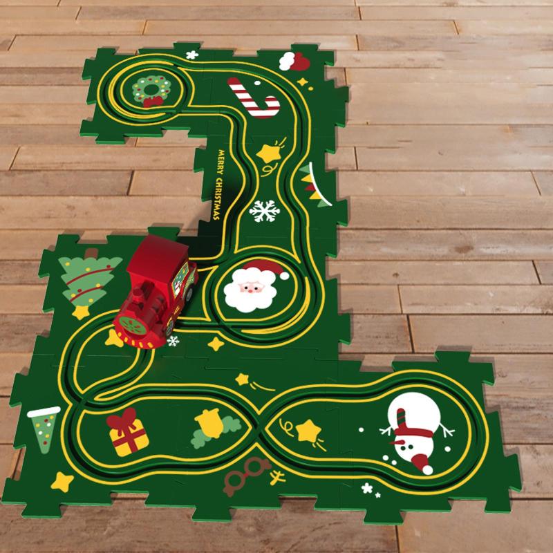 Развивающая игрушка-пазл SHT XDL588-19 Merry Christmas (13pcs) на картинке №4