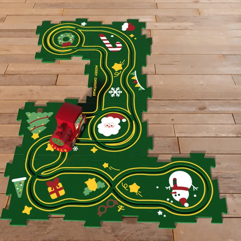 Развивающая игрушка-пазл SHT XDL588-19 Merry Christmas (13pcs), Green 3, купить оптом с доставкой