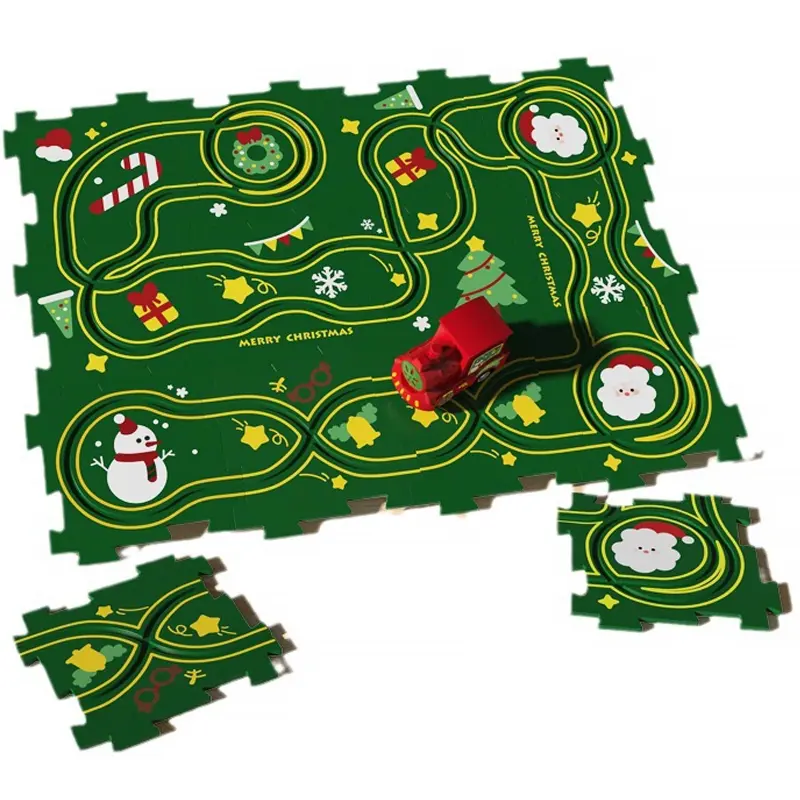 Развивающая игрушка-пазл SHT XDL588-19 Merry Christmas (13pcs), Green 4, купить оптом с доставкой