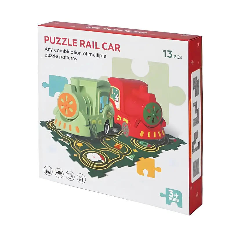 Развивающая игрушка-пазл SHT XDL588-19 Merry Christmas (13pcs), Green 5, купить оптом с доставкой