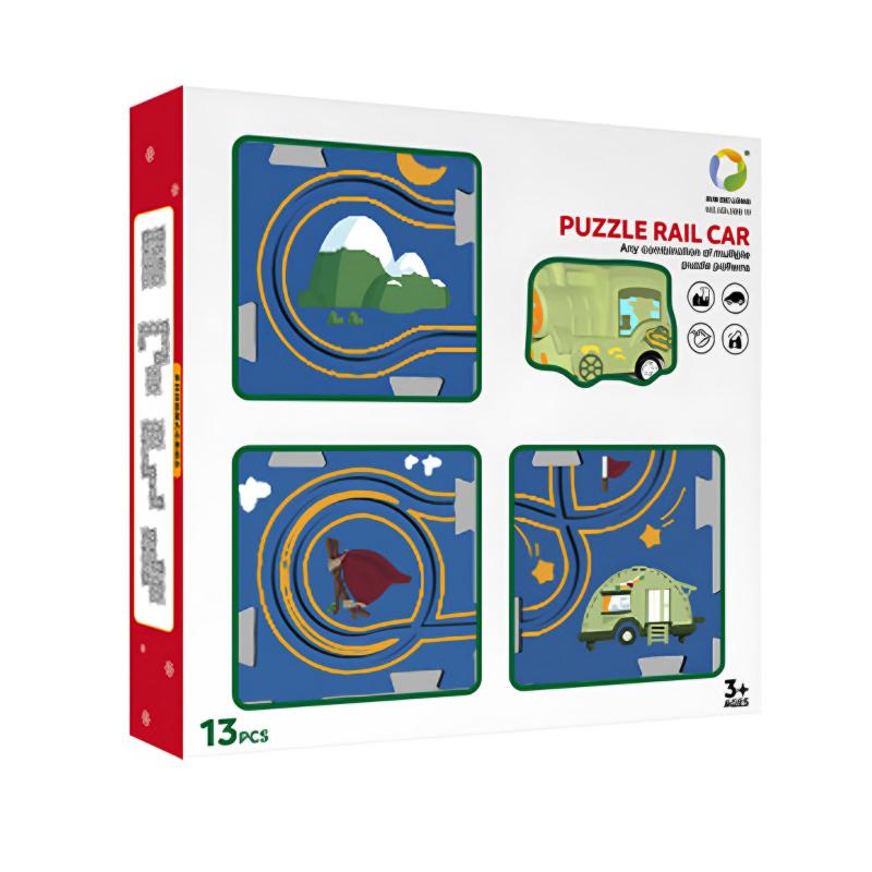 Развивающая игрушка-пазл SHT XDL588-19 Citi Walk (13pcs) на картинке №3