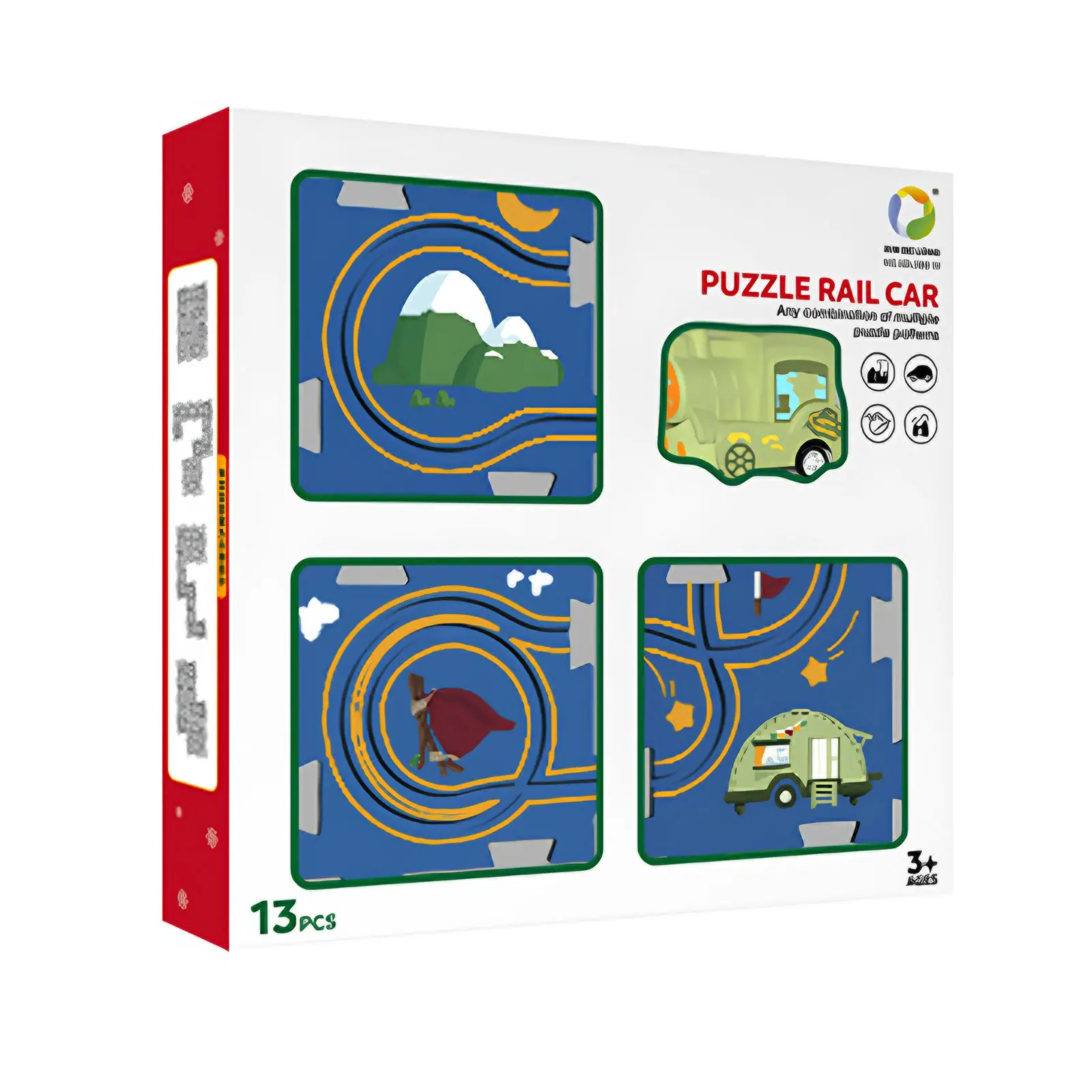 Развивающая игрушка-пазл SHT XDL588-19 Citi Walk (13pcs), Blue 2, купить оптом с доставкой