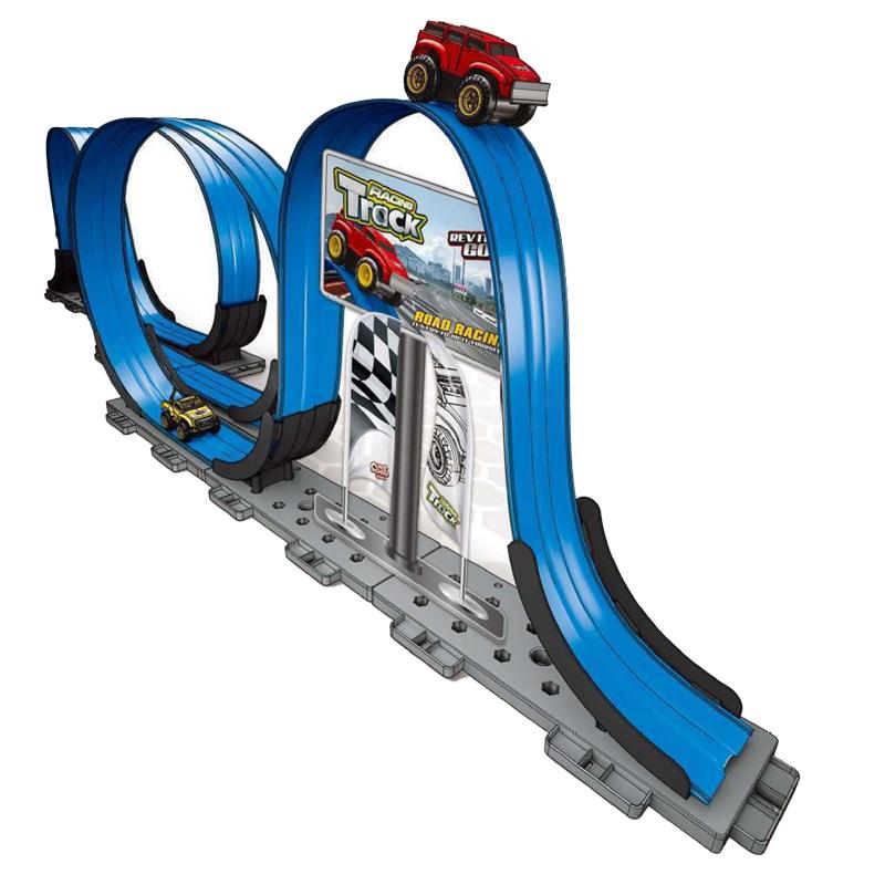 Интерактивный трек с инерционной машинкой SHT 088-2 (1CAR) на картинке №1