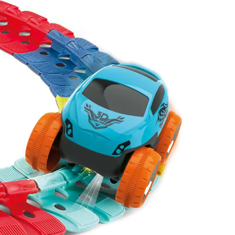 Интерактивный трек с инерционной машинкой SHT 088 Changeable Trak (46pcs/1CAR), Colorful 1, купить оптом с доставкой