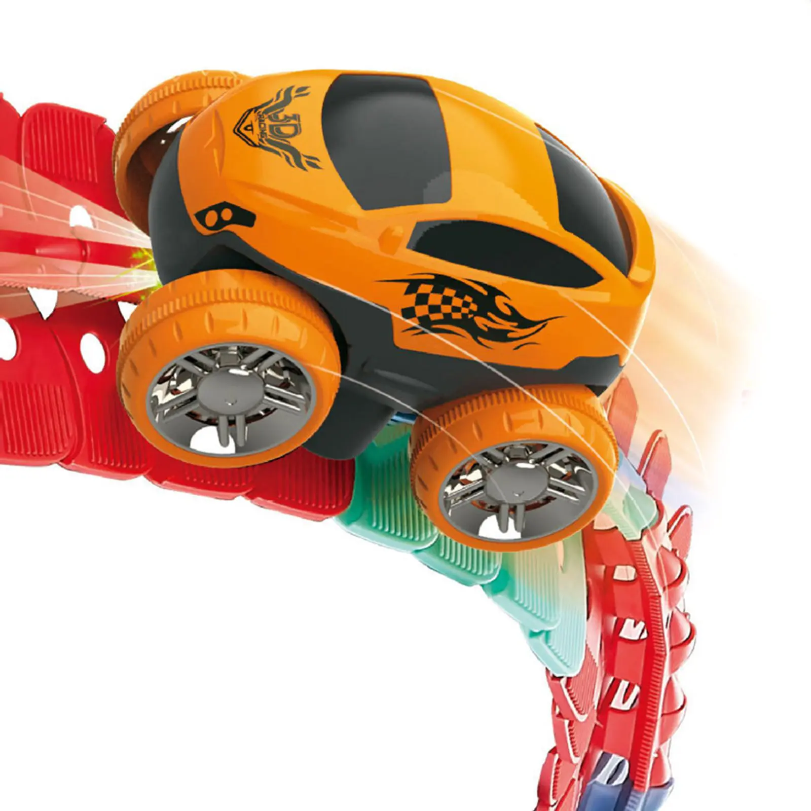 Интерактивный трек с инерционной машинкой SHT 188 Changeable Trak (92pcs/1CAR), Colorful 1, купить оптом с доставкой