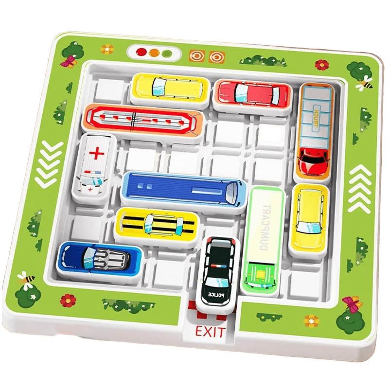 Портативная интерактивная игра-лабиринт SHT KJ131-3 Move Car Parking на картинке №1