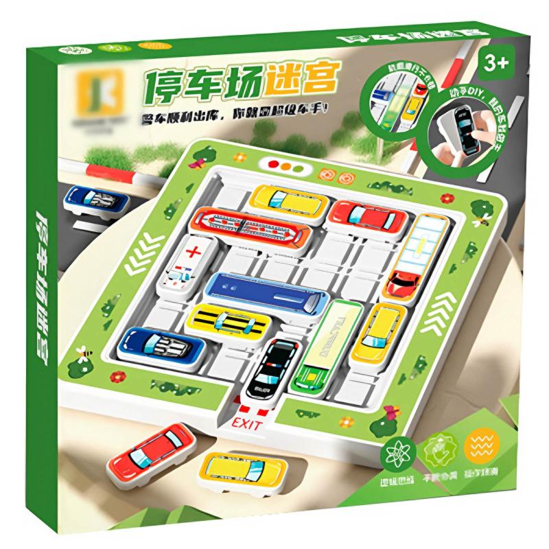 Портативная интерактивная игра-лабиринт SHT KJ131-3 Move Car Parking на картинке №4