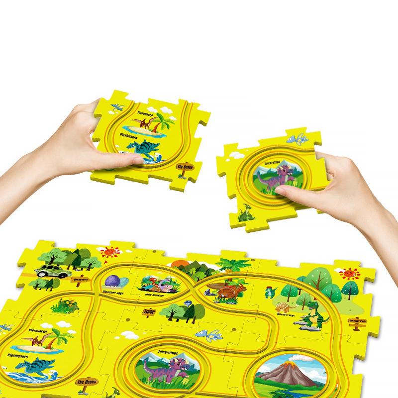 Развивающая игрушка-пазл SHT 1103A Dinosaur Park (25pcs) на картинке №2