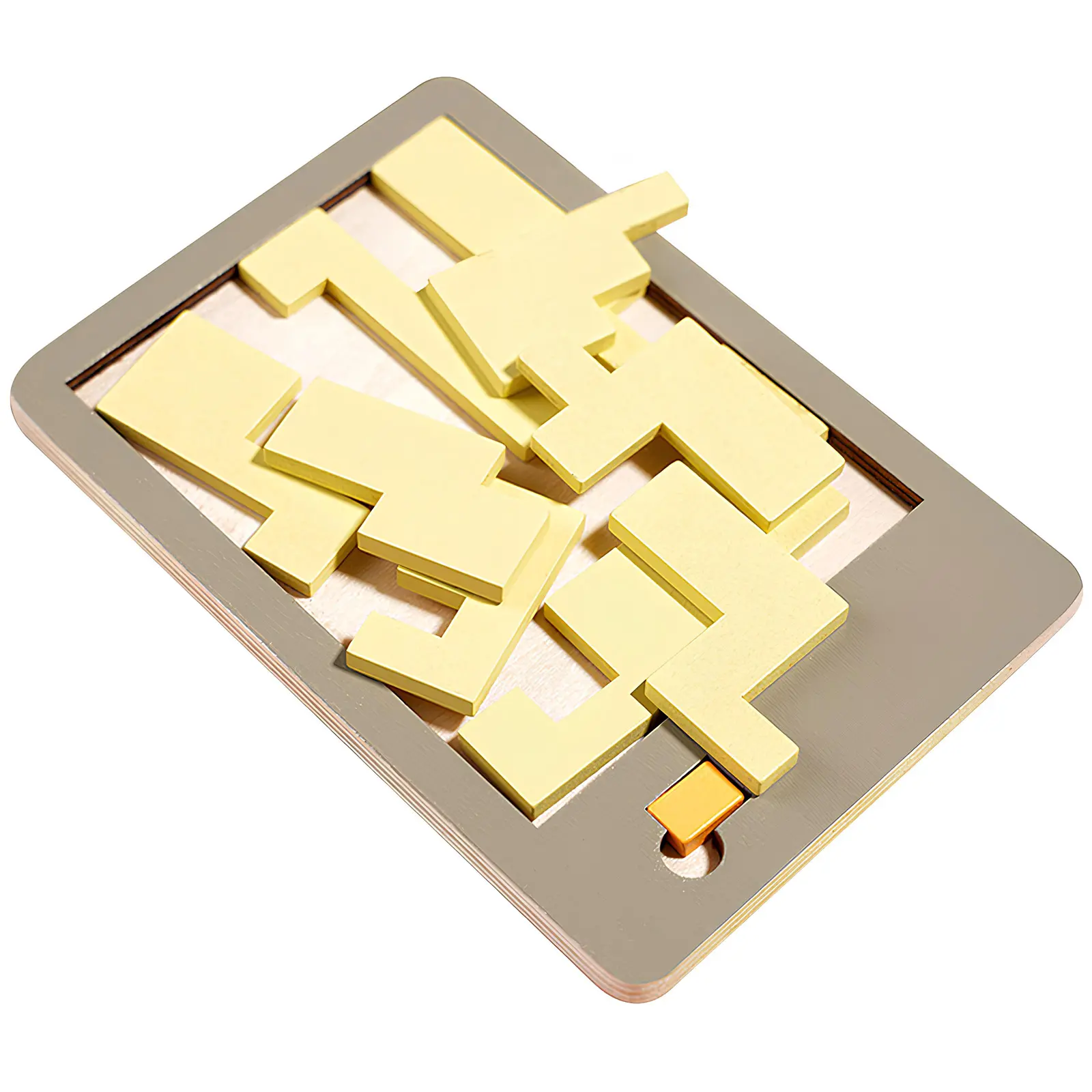 Детская интерактивная головоломка Ummi Wooden Puzzle 3, купить оптом с доставкой