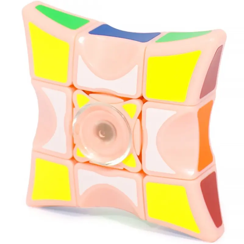 Детская интерактивная головоломка Rubik's Cube Fingertips Spinner, Coral, купить оптом с доставкой