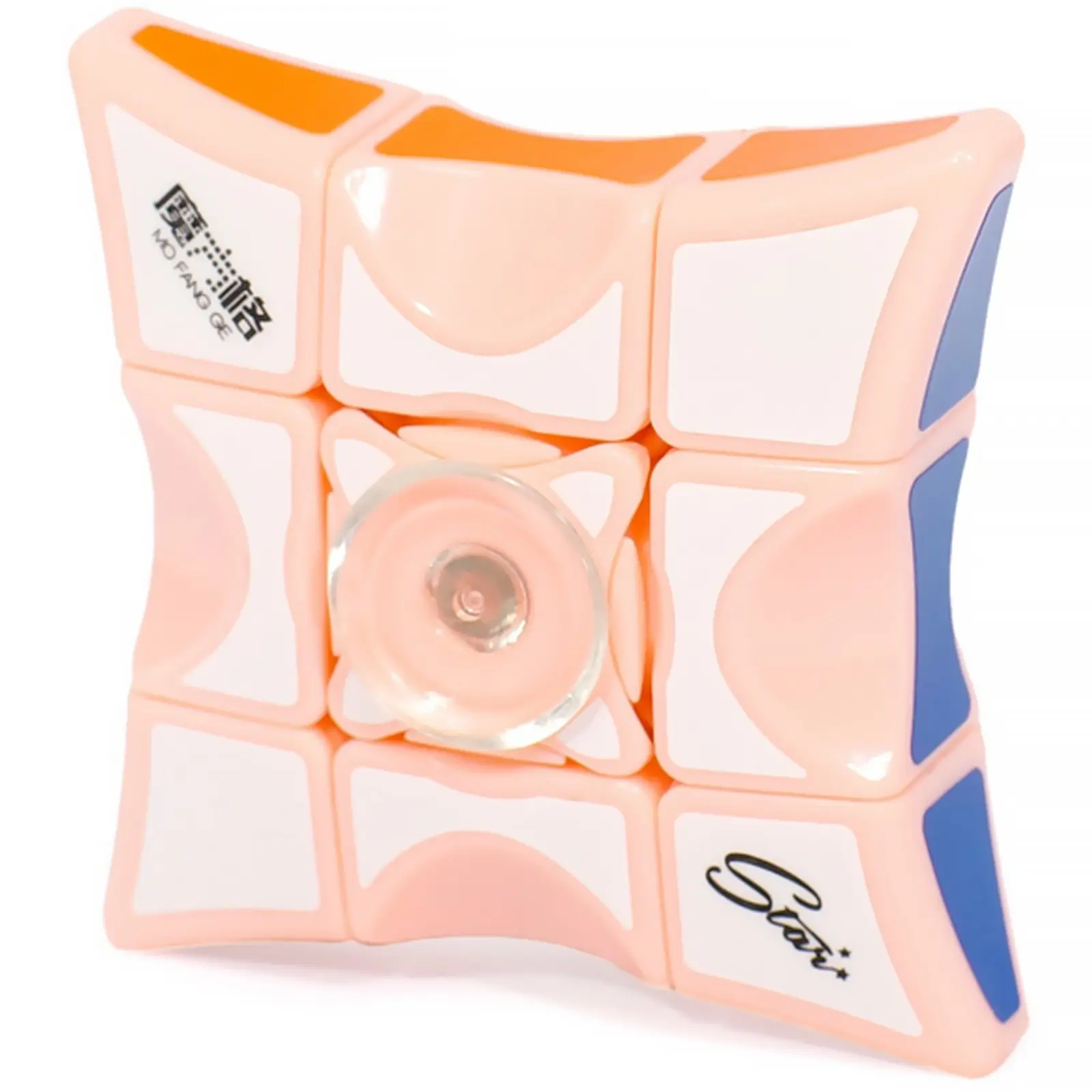 Детская интерактивная головоломка Rubik's Cube Fingertips Spinner, Coral 1, купить оптом с доставкой