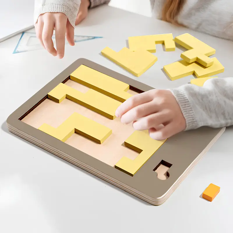 Детская интерактивная головоломка Ummi Wooden Puzzle, Random Application 6, купить оптом с доставкой
