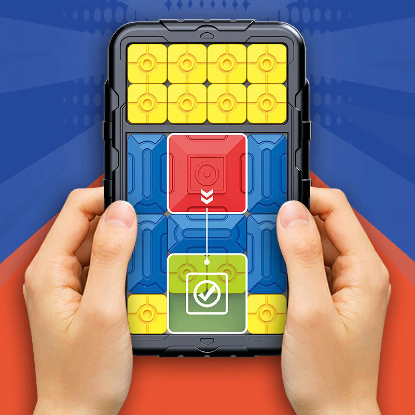 Портативная интерактивная игра Ummi 11844 Sliding Puzzle, Colorful 1, купить оптом с доставкой