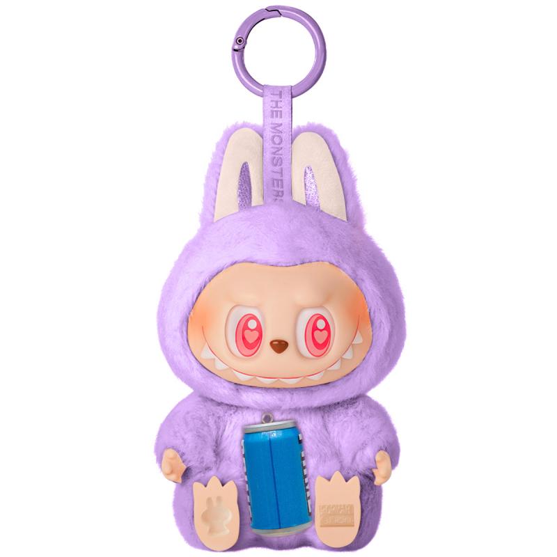 Игрушка - брелок Labubu monsters Pop Mart Big model Cola and Bottle with light and sound на картинке №3