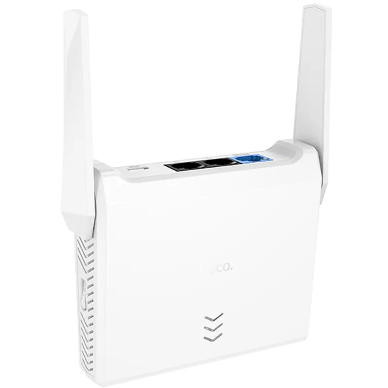 Маршрутизатор (роутер) Hoco HI36 WiFi4 300Mbs, White 4, купить оптом с доставкой
