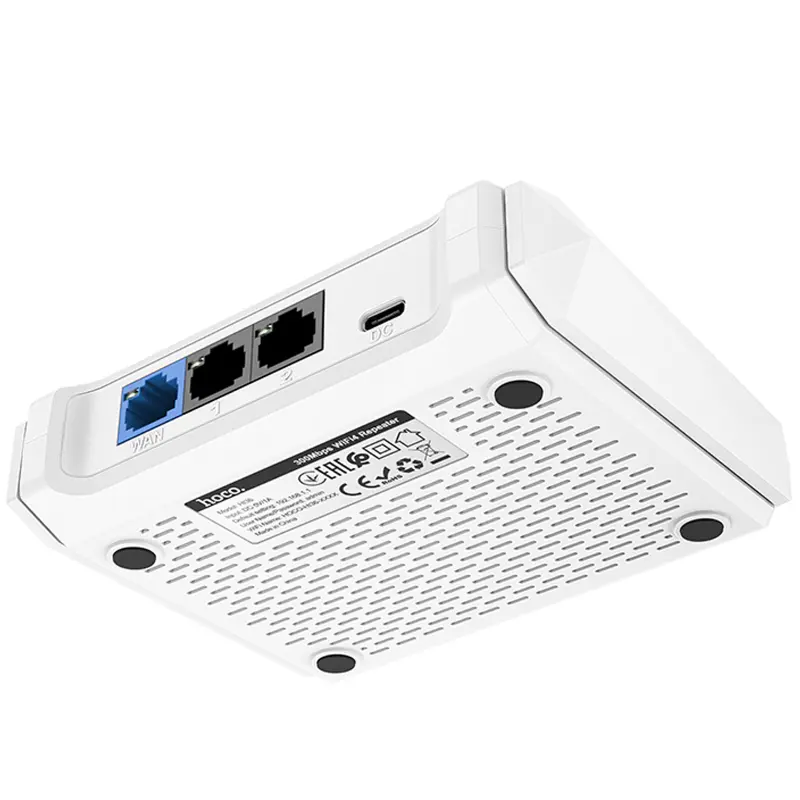 Маршрутизатор (роутер) Hoco HI36 WiFi4 300Mbs, White 5, купить оптом с доставкой
