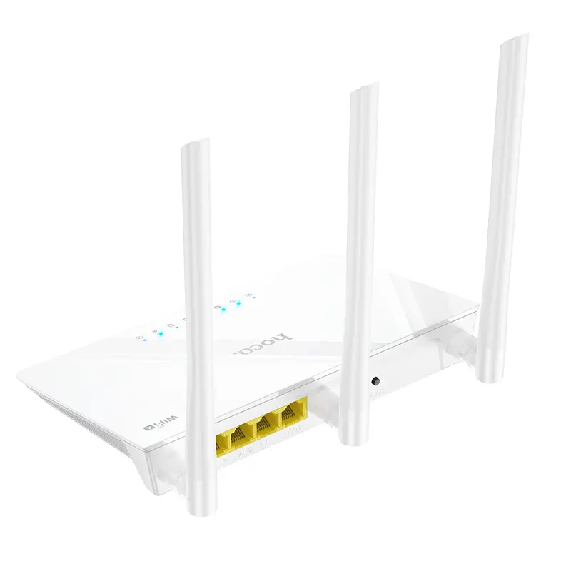 Маршрутизатор (роутер) Hoco HI30 WiFi4 100Mbs, White 3, купить оптом с доставкой