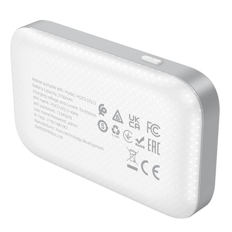 Портативний маршрутизатор (роутер) Hoco DQ12 2100 mAh на малюнкі №4