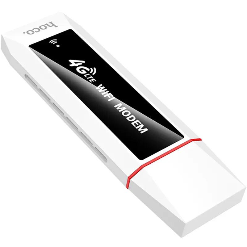 Портативный модем WiFi роутер Hoco HI43 150Mbps (SIM) 2100 mAh, White 3, купить оптом с доставкой