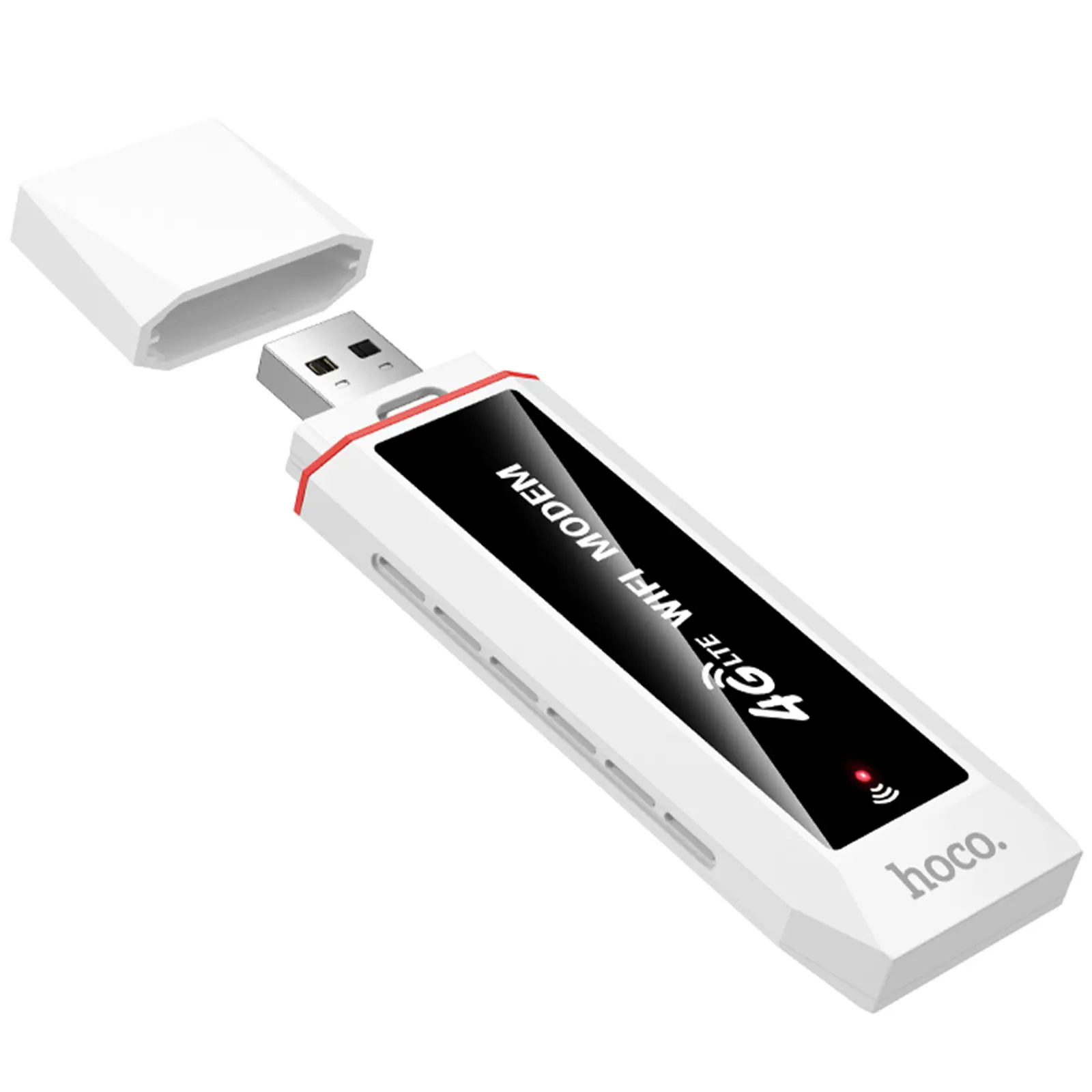 Портативный модем WiFi роутер Hoco HI43 150Mbps (SIM) 2100 mAh, White 4, купить оптом с доставкой